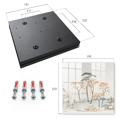 Caixa para guardar chaves Paisagem japonesa