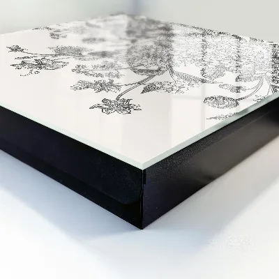 Caixa para guardar chaves Elegância floral