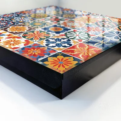 Caixa para guardar chaves Azulejos coloridos