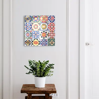 Caixa para guardar chaves Mosaico floral