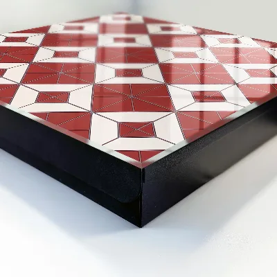 Caixa para guardar chaves Mosaico vermelho