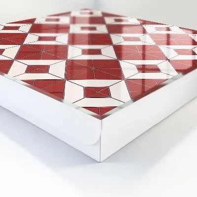 Caixa para guardar chaves Mosaico vermelho