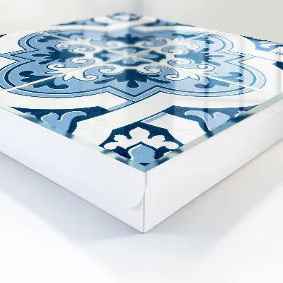 Caixa para chaves Azulejos azuis