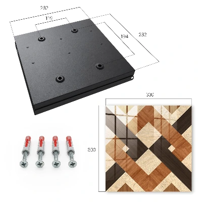 Caixa para guardar chaves Geometria moderna