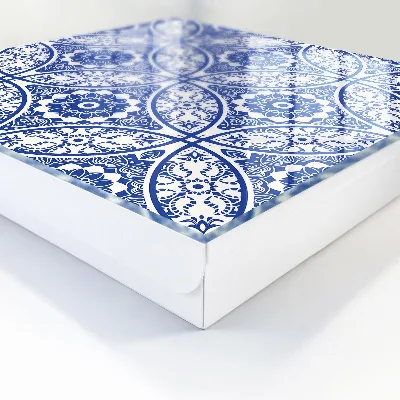Caixa para chaves Mosaico azul