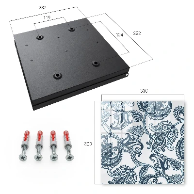 Caixa para chaves Ornamentos elegantes