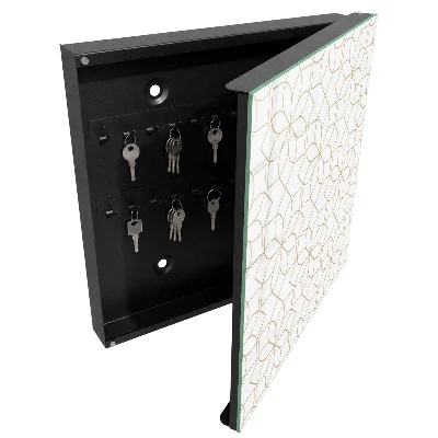 Caixa de chaves Estampa floral