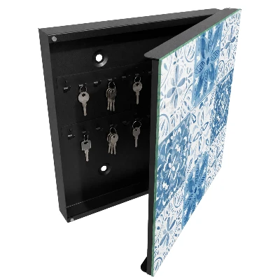 Caixa para guardar chaves Azulejos geométricos