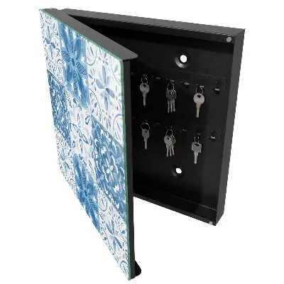 Caixa para guardar chaves Azulejos geométricos