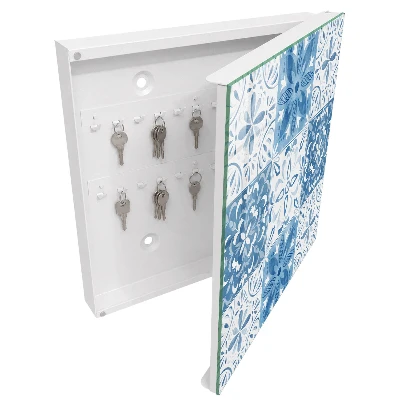 Caixa para guardar chaves Azulejos geométricos