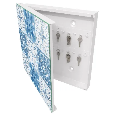 Caixa para guardar chaves Azulejos geométricos