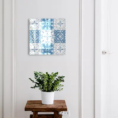 Caixa para guardar chaves Azulejos geométricos