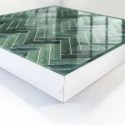 Caixa de chaves Espinha de peixe verde