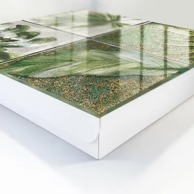 Caixa de chaves Azulejos de plantas