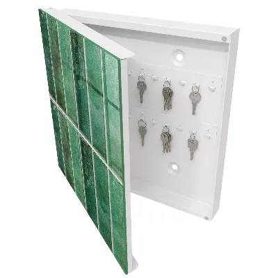 Caixa para chaves Padrão verde