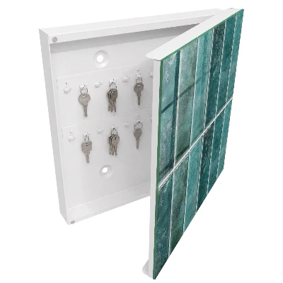 Caixa para guardar chaves Azulejos turquesa
