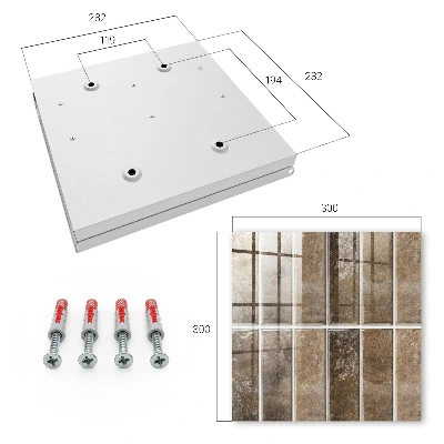 Caixa para chaves Azulejos quentes