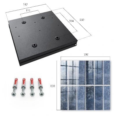 Caixa para guardar chaves Azulejos azuis