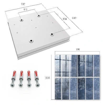 Caixa para guardar chaves Azulejos azuis