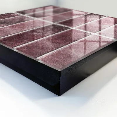 Caixa para chaves Azulejos Borgonha