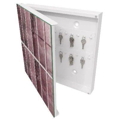 Caixa para chaves Azulejos Borgonha
