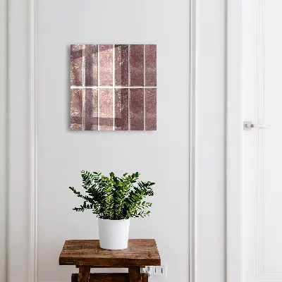 Caixa para chaves Azulejos Borgonha