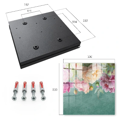 Caixa para chaves Elegância floral