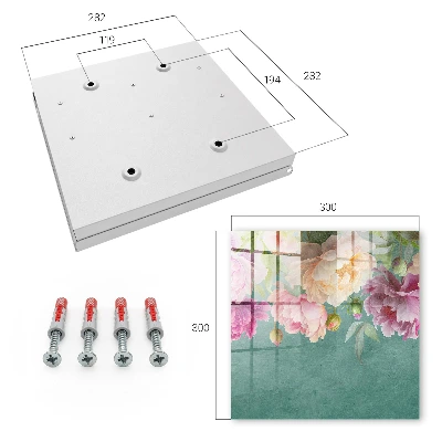 Caixa para chaves Elegância floral