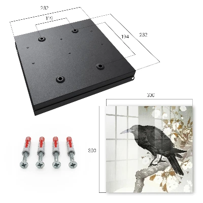 Caixa para chaves Corvo Negro