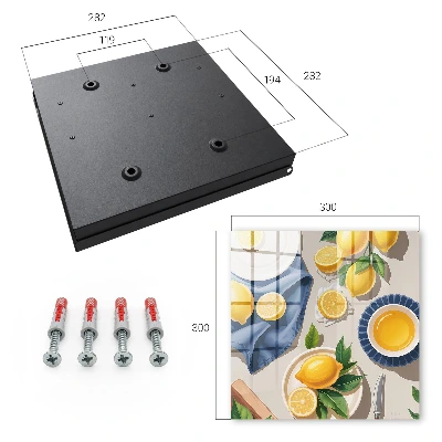 Caixa para guardar chaves Mesa de limão