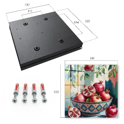 Caixa de chaves Motivo de fruta