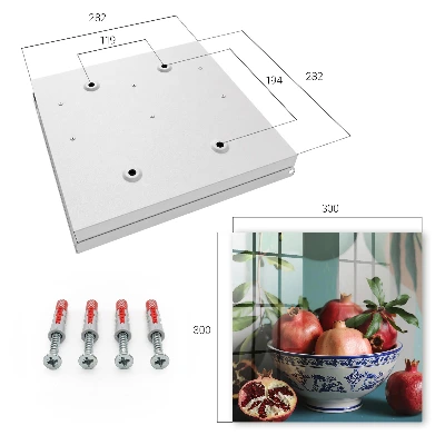 Caixa para chaves Fruta romã