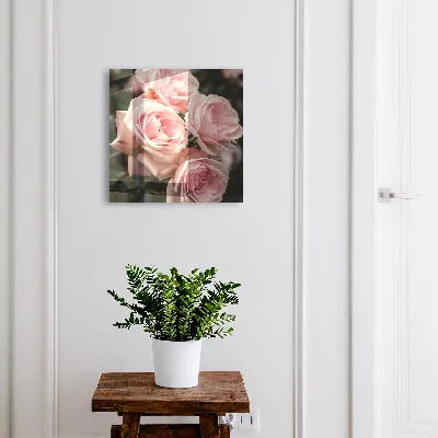 Caixa para guardar chaves Rosas cor-de-rosa