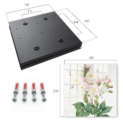 Caixa para guardar chaves Encanto floral
