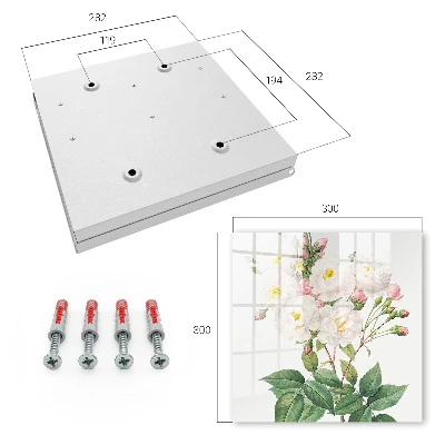 Caixa para guardar chaves Encanto floral