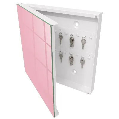 Caixa de chaves Rosa claro