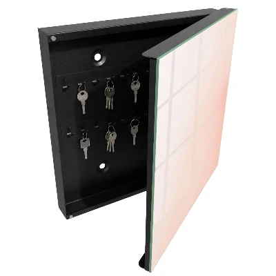 Caixa para chaves Minimalismo em tons pastel