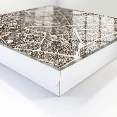 Caixa para guardar chaves Mapa da cidade