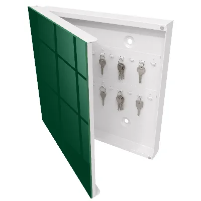 Caixa para guardar chaves Verde garrafa