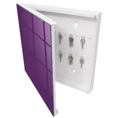 Caixa para chaves Roxo forte