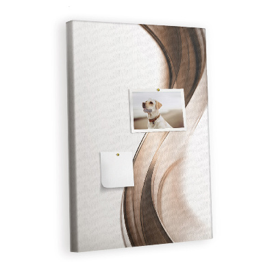 Painel de cortiça para parede Onda de abstração