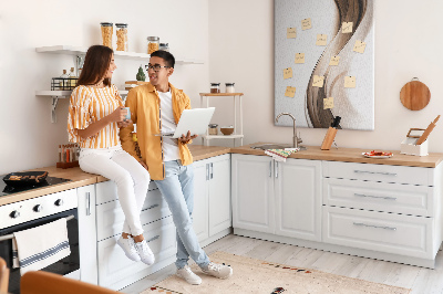 Painel de cortiça para parede Onda de abstração