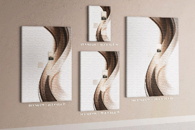 Painel de cortiça para parede Onda de abstração