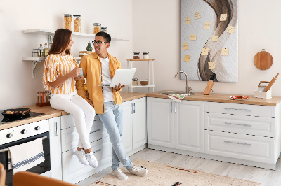 Painel de cortiça para parede Onda de abstração