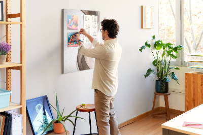 Painel de cortiça para parede Onda de abstração