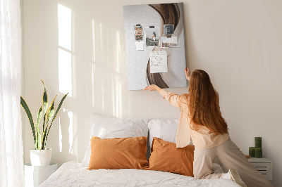 Painel de cortiça para parede Onda de abstração