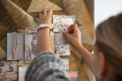 Lousa de cortiça Abstração 3D