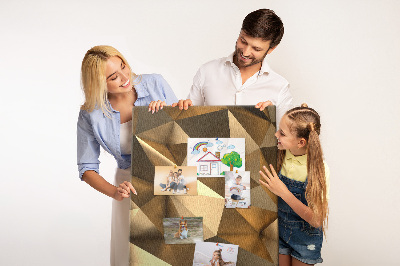 Lousa de cortiça Abstração 3D