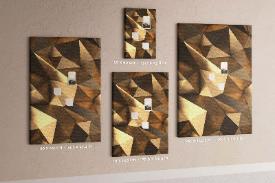 Lousa de cortiça Abstração 3D