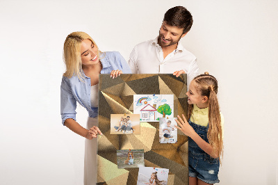 Lousa de cortiça Abstração 3D